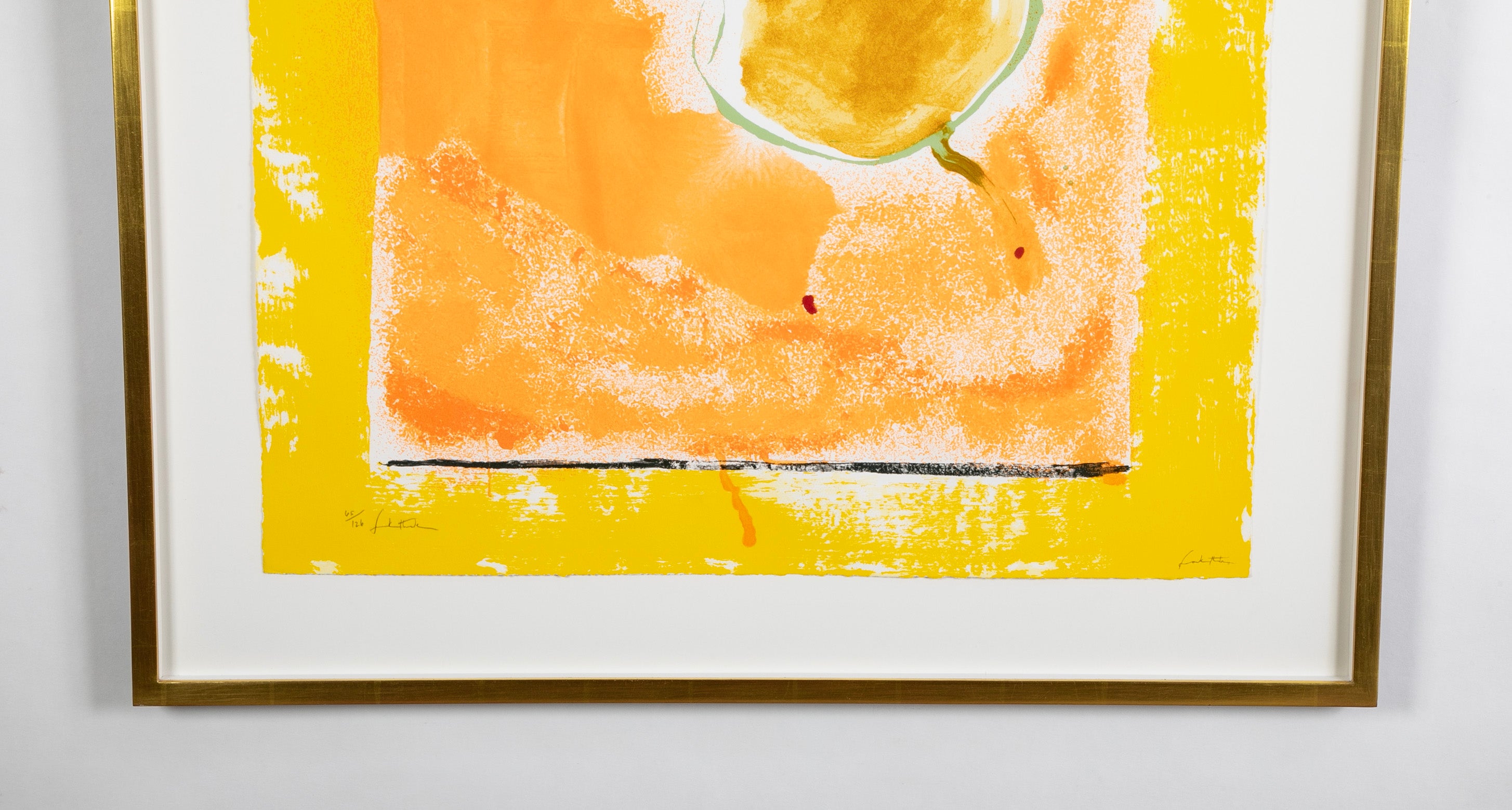 "Solar Imp" Screenprint in Colors by Helen Frankenthaler