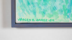 Jorgen Stenberg Basse Landscape in Oil on Canvas