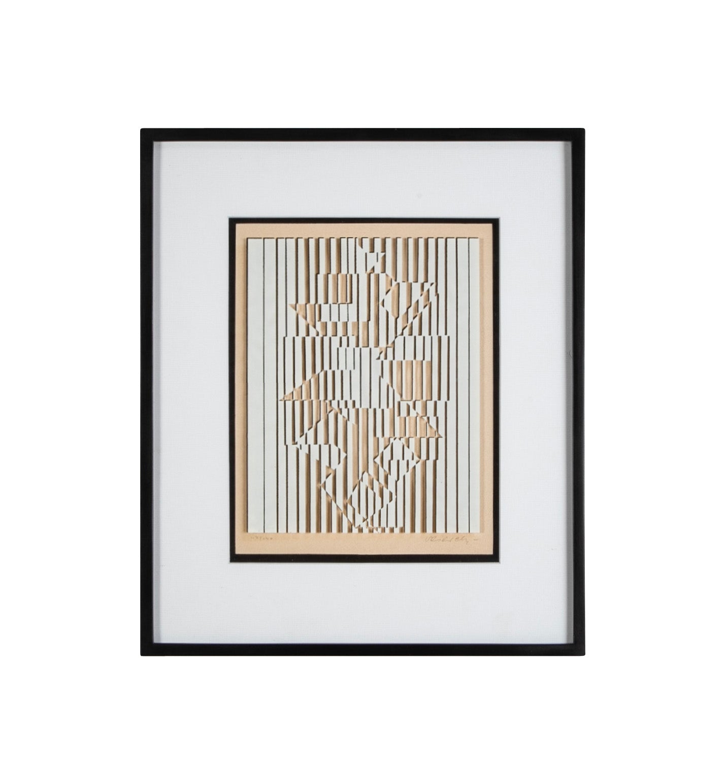 Untitled Screenprint by Franco-Hungarian Artist Victor Vasarely