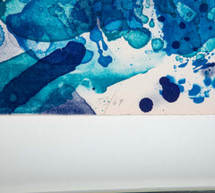 "White Bone" (SF119) Lithograph in Colors by Sam Francis
