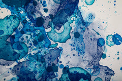 "White Bone" (SF119) Lithograph in Colors by Sam Francis