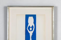 Henri Matisse Supervised Lithograph from his Original Cut Paper Maquette