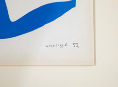 Henri Matisse Supervised Lithograph from his Original Cut Paper Maquette