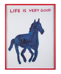 David Shrigley (b.1968) Print of Blue Horse