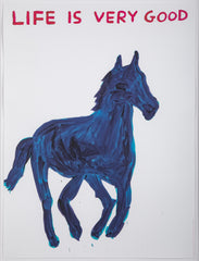 David Shrigley (b.1968) Print of Blue Horse