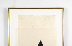 "Samurai II" Lithograph and Chine Applique by Robert Motherwell