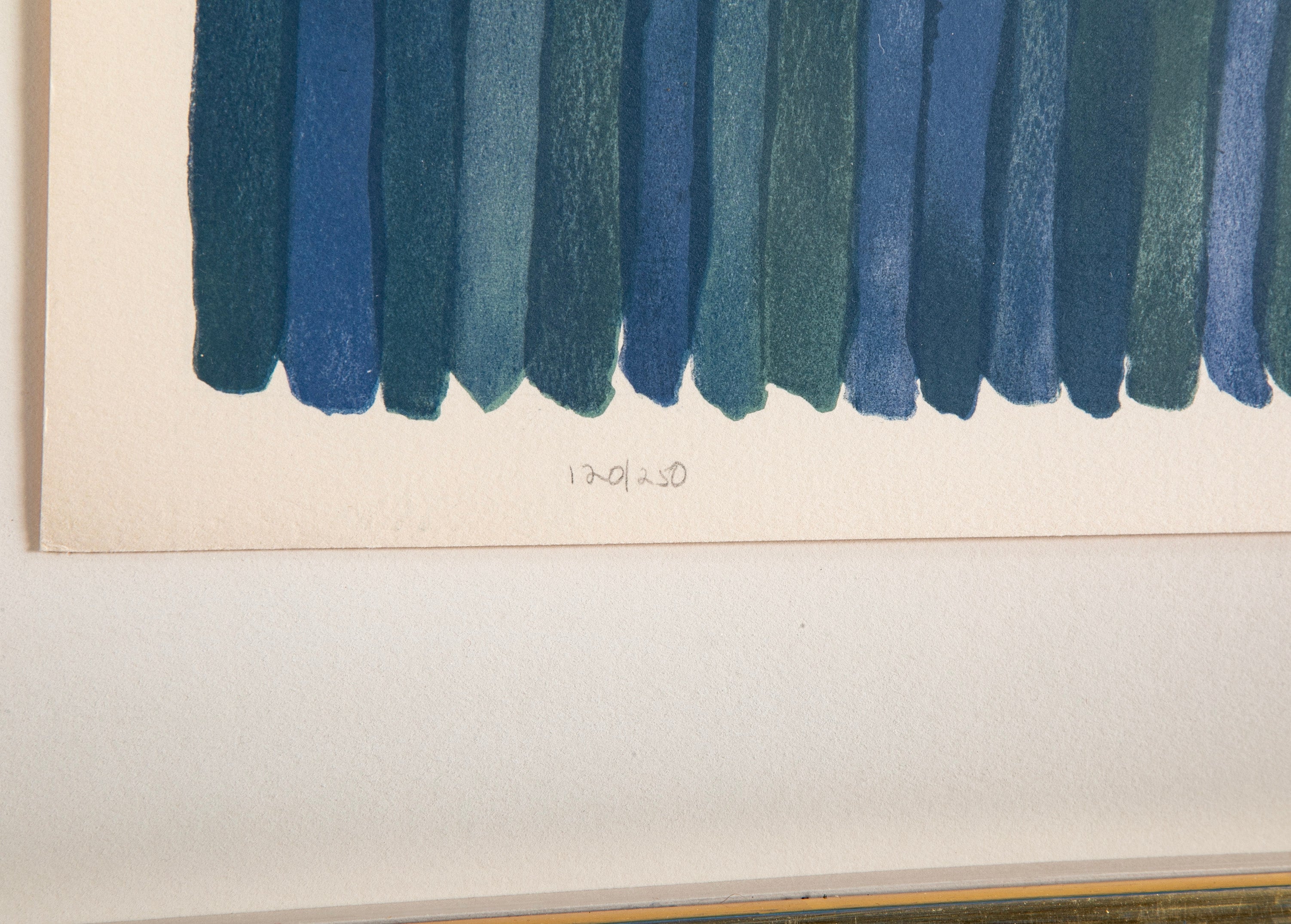 "Adams Rib" Lithograph in Colors by Gene Davis
