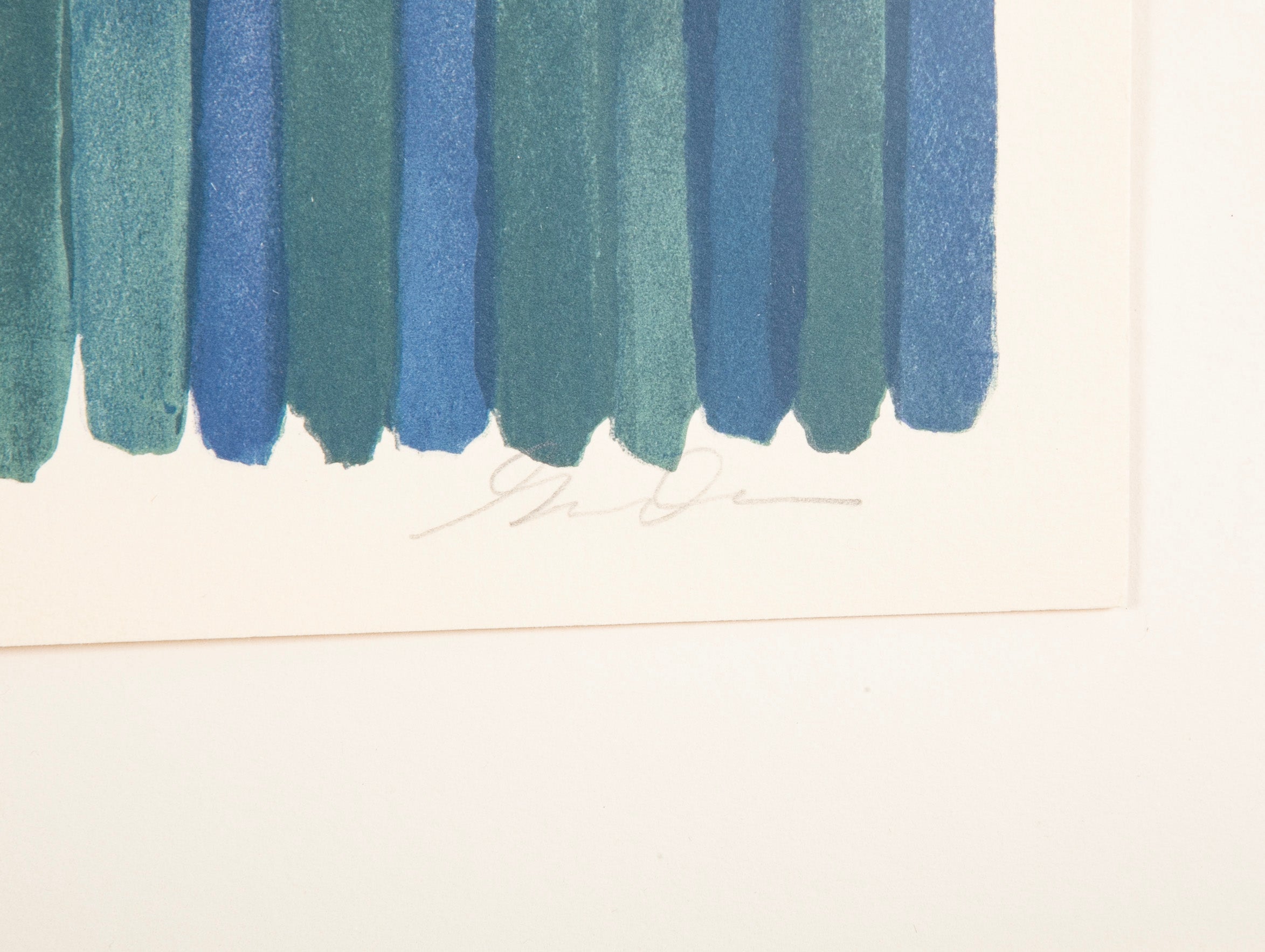 "Adams Rib" Lithograph in Colors by Gene Davis