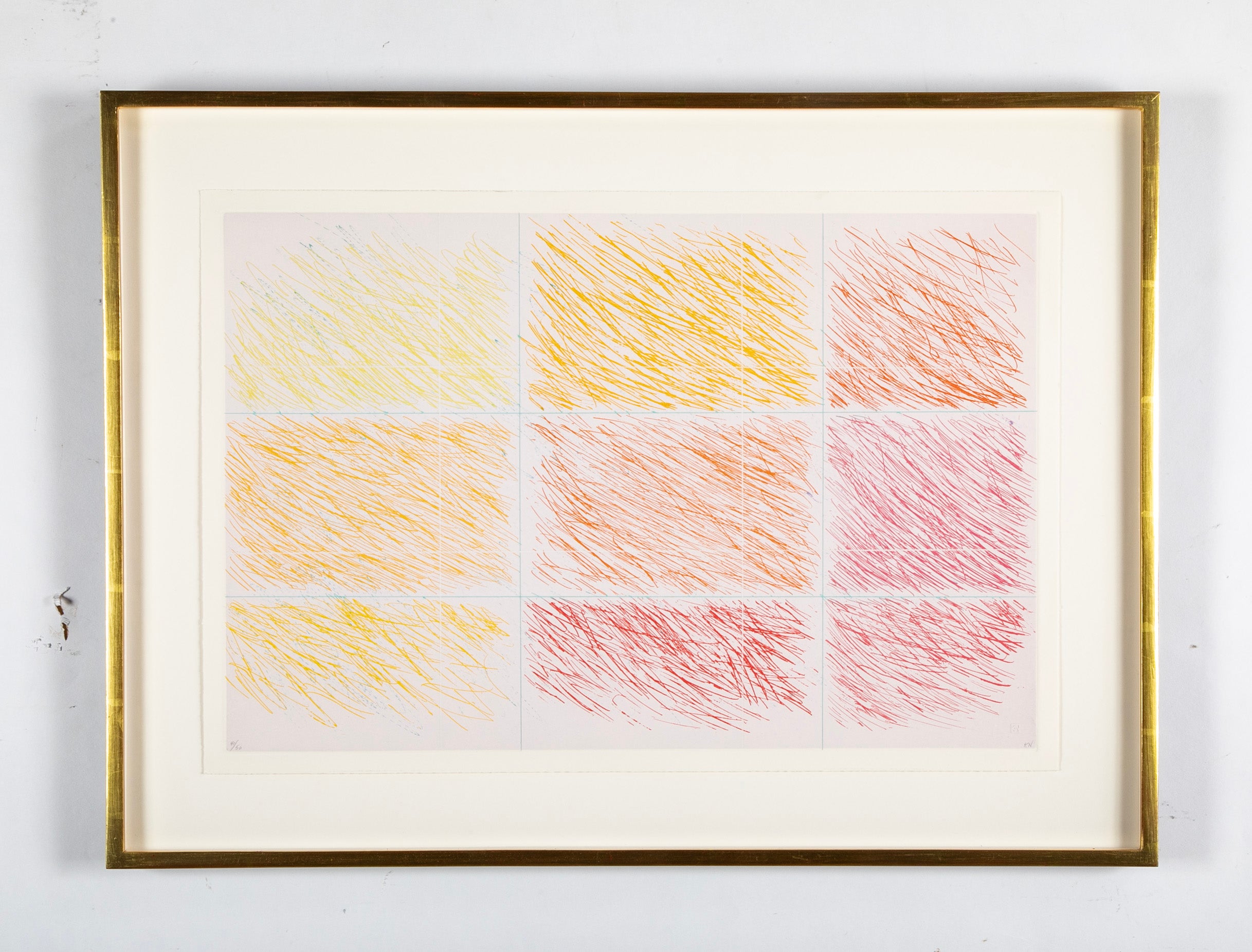 Color Aquatint and Etching by Color Field Painter Kenneth Noland