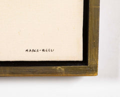 Conrad Marca-Relli Oil & Paper Collage on Canvas