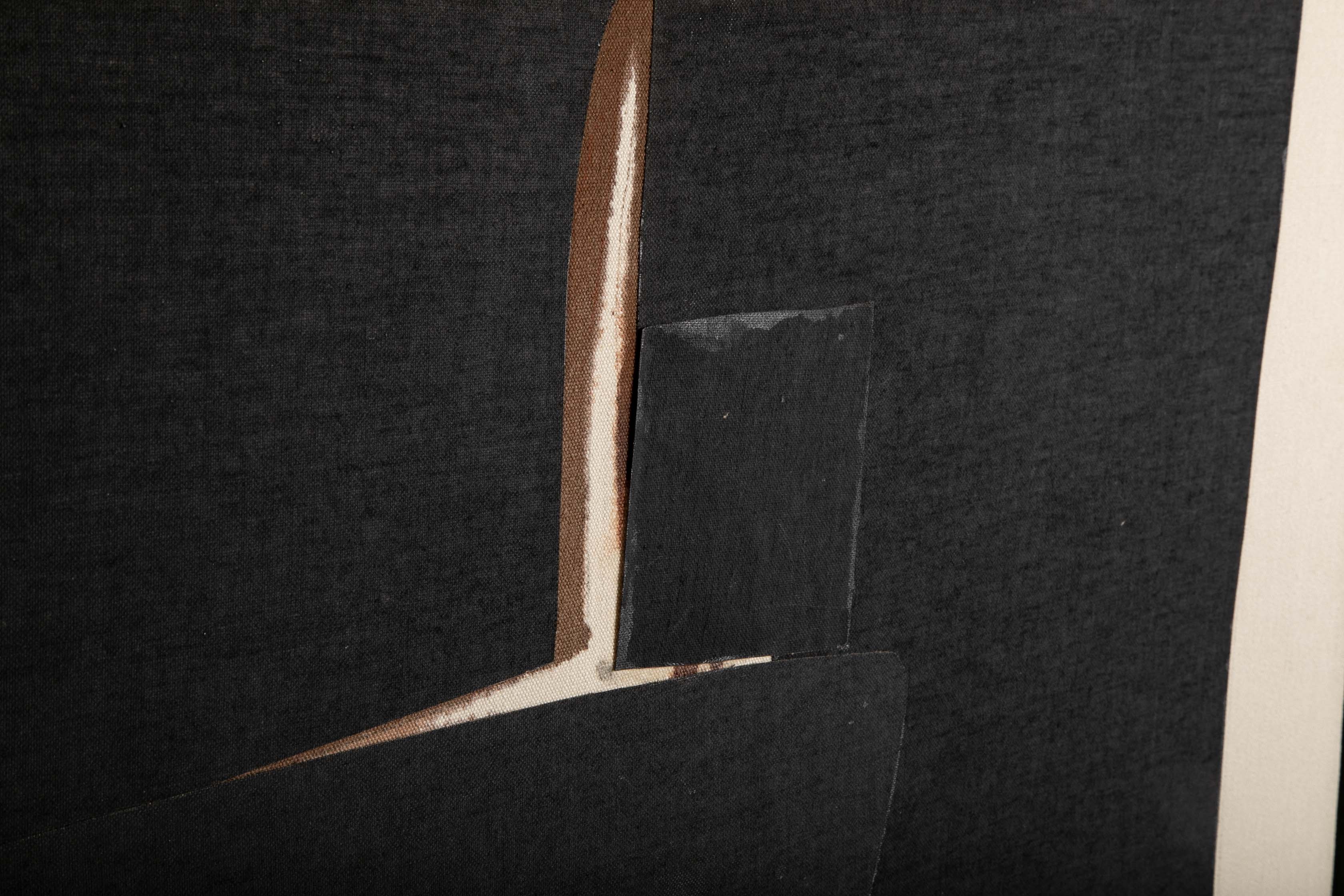 Conrad Marca-Relli Oil & Paper Collage on Canvas