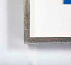 Jamie ( James ) Nares Screenprint in Colors on Blue Field