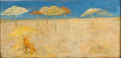 Oil on Board Painting by Mabel Alvarez
