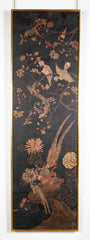 Set of 4 Chinese Late 18th/Early 19th Century Framed Silk Painted Panels