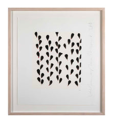 "Wallflowers" Serigraph of Flowers by Donald Sultan