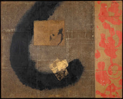 "Yugiri Son of Genji" Oil Collage on Canvas by Yutaka Ohashi