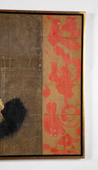 "Yugiri Son of Genji" Oil Collage on Canvas by Yutaka Ohashi