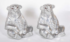 Arthur Court Seated Polar Bear Aluminum Wine Cooler - Two Available