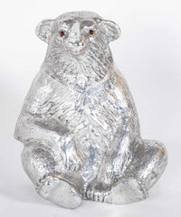 Arthur Court Seated Polar Bear Aluminum Wine Cooler - Two Available
