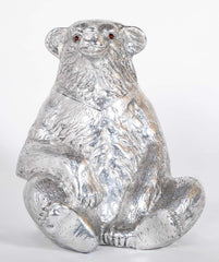 Arthur Court Seated Polar Bear Aluminum Wine Cooler - Two Available