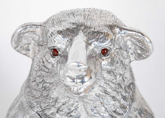 Arthur Court Seated Polar Bear Aluminum Wine Cooler - Two Available