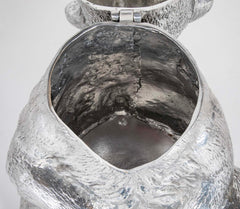 Arthur Court Seated Polar Bear Aluminum Wine Cooler - Two Available