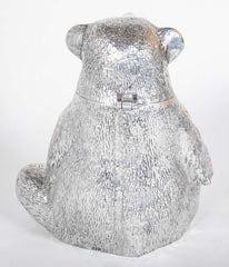 Arthur Court Seated Polar Bear Aluminum Wine Cooler - Two Available