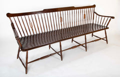 Windsor Bench with Wide Plank Seat