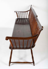 Windsor Bench with Wide Plank Seat