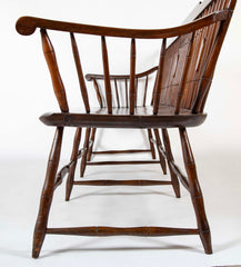 Windsor Bench with Wide Plank Seat