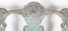 A Mid 18th Century Painted Swedish Rococo Sofa Bench