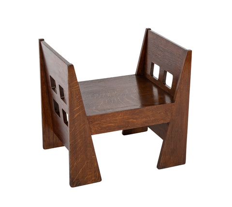 Hall Seat Model 243 by Arts & Crafts Furniture Designer Charles P. Limbert