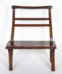 English 19th Century Plank Seat Joined Elm Bench