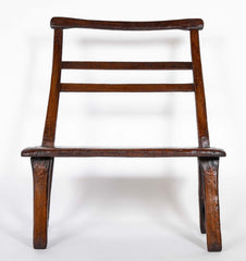 English 19th Century Plank Seat Joined Elm Bench