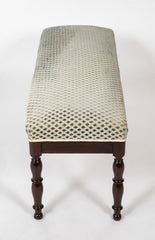 A Louis Philippe Mahogany Upholstered Bench