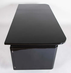 A 20th Century French Black Lacquer Desk