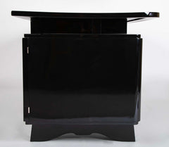 A 20th Century French Black Lacquer Desk