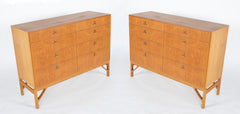 Pair of Borge Mogensen Oak & Brass Chests