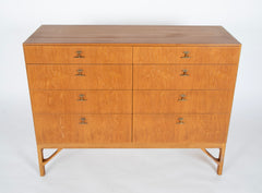 Pair of Borge Mogensen Oak & Brass Chests