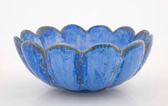 2 Handled Fulper Pottery Vase With Crystalline Blue Glaze