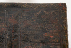 19th Century Chinese Travel Chest of Gilt Lacquer