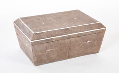 R & Y Augousti Shagreen Jewelry Box