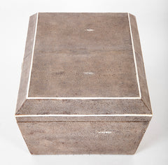 R & Y Augousti Shagreen Jewelry Box