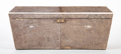 R & Y Augousti Shagreen Jewelry Box