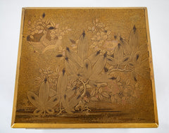 Three Tier Japanese Jubako Maki-e Lacquer Box