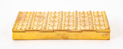 A Line Vautrin Bronze D'Ore Cork Lined Box