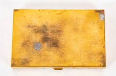 A Line Vautrin Bronze D'Ore Cork Lined Box