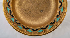 A Bronze & Enamel Compote by Louis C. Tiffany Furnaces Inc.