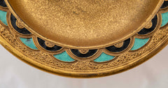 A Bronze & Enamel Compote by Louis C. Tiffany Furnaces Inc.