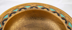 A Bronze & Enamel Compote by Louis C. Tiffany Furnaces Inc.